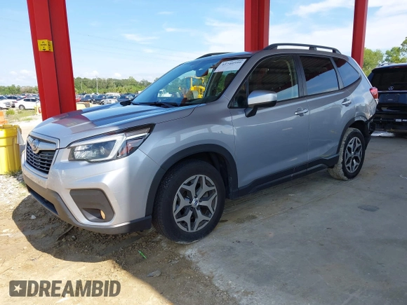 2021 Subaru Forester Premium z VIN JF2SKAFC4MH500973, wystawiony jako IAAI lot #42740599 z przebiegiem 71 244 mil mil oraz . Historia ofert i sprzedaży dostępna na DreamBid. Obrazek 2.