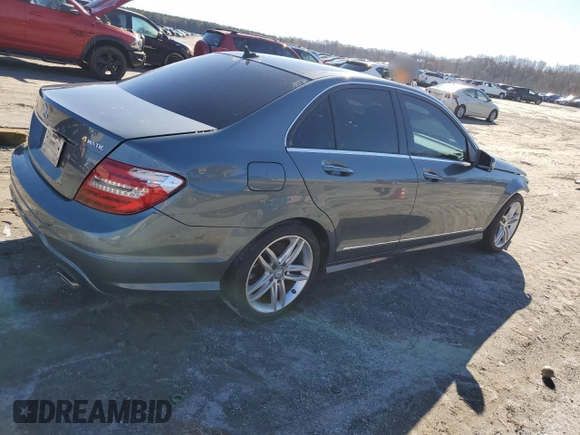 2012 Mercedes-Benz C 300 Sport with VIN WDDGF8BB1CA709311, listed as a Copart auction lot 84649524 with 154,747 mi miles and Salvage title. Bid and sale history available at DreamBid. Image 3.