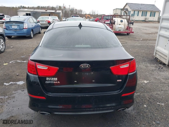 2015 Kia Optima LX with VIN 5XXGM4A79FG442899, listed as a IAAI auction lot 41859111 with 169,130 mi miles. Bid and sale history available at carsss.com. Image 17.