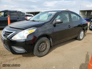 2015 Nissan Versa SV with VIN 3N1CN7APXFL803206, listed as a Copart auction lot 53705715 with 58,905 mi miles and Clean Title. Bid and sale history available at carsss.com. Image 1.