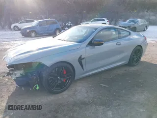 2024 BMW M8 with VIN WBSAE0C0XRCN42700, listed as a IAAI auction lot 41239212 with 7,732 mi miles. Bid and sale history available at carsss.com. Image 2.
