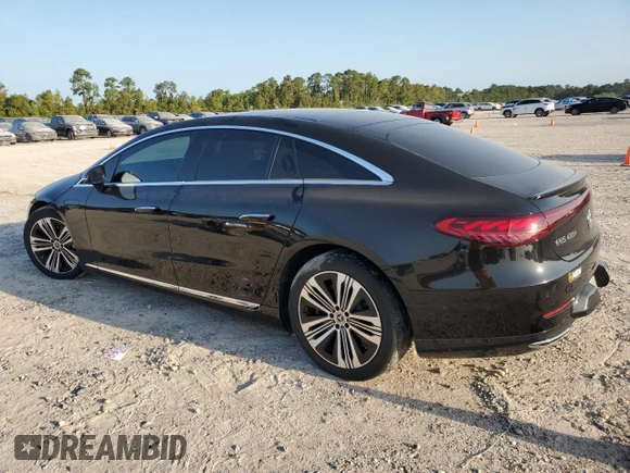 2022 Mercedes-Benz EQS with VIN W1KCG2DB6NA013858, listed as a Copart auction lot 66026954 with 37,422 mi miles and Salvage Title. Bid and sale history available at carsss.com. Image 2.