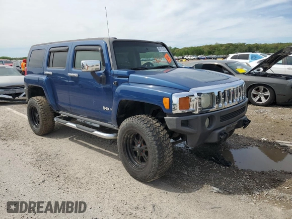 2006 Hummer H3 with VIN 5GTDN136468176500, listed as a Copart auction lot 55115135 with Not Provided miles and Salvage Title. Bid and sale history available at DreamBid. Image 4.