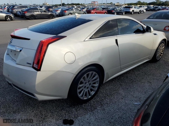2011 Cadillac CTS Coupe Performance with VIN 1G6DJ1ED3B0148102, listed as a Copart auction lot 73806344 with 117,302 mi miles and Salvage Title. Bid and sale history available at carsss.com. Image 3.