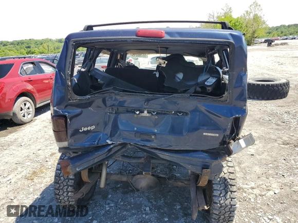 2001 Jeep Cherokee Sport z VIN 1J4FF48S71L555513, wystawiony jako Copart lot #55780315 z przebiegiem Nie podano mil oraz Szkoda całkowita • Salvage title. Historia ofert i sprzedaży dostępna na DreamBid. Obrazek 6.