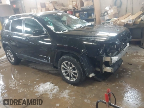 2019 Jeep Cherokee Altitude with VIN 1C4PJMLB4KD268366, listed as a IAAI auction lot 41716837 with 136,185 mi miles and . Bid and sale history available at DreamBid. Image 1.