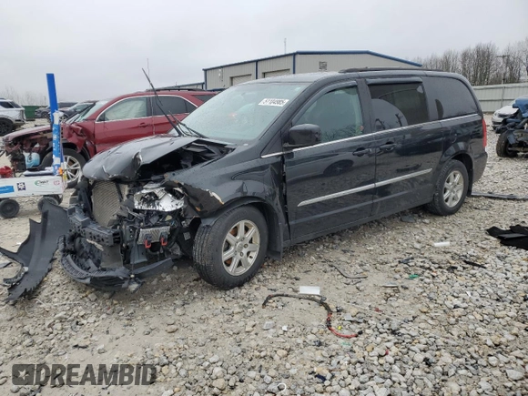 2012 Chrysler Town & Country Touring with VIN 2C4RC1BG0CR337132, listed as a Copart auction lot 51104985 with 162,682 mi miles and Clean Title. Bid and sale history available at carsss.com. Image 1.