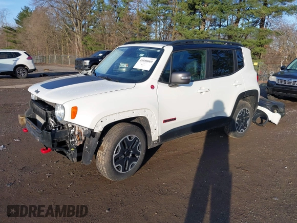2017 Jeep Renegade Deserthawk z VIN ZACCJBCBXHPG50494, wystawiony jako IAAI lot #41858069 z przebiegiem 98 174 mil mil oraz . Historia ofert i sprzedaży dostępna na DreamBid. Obrazek 21.