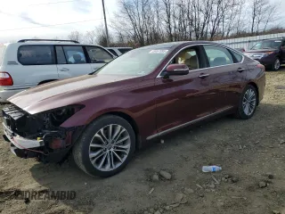 2015 Hyundai Genesis 3.8L with VIN KMHGN4JE6FU085151, listed as a Copart auction lot 49467095 with 112,955 mi miles and Salvage Title. Bid and sale history available at carsss.com. Image 1.
