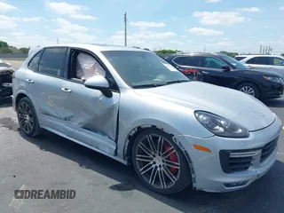 2016 Porsche Cayenne GTS z VIN WP1AD2A27GLA76018, wystawiony jako IAAI lot #42209515 z przebiegiem 49 432 mil mil oraz . Historia ofert i sprzedaży dostępna na DreamBid. Obrazek 1.