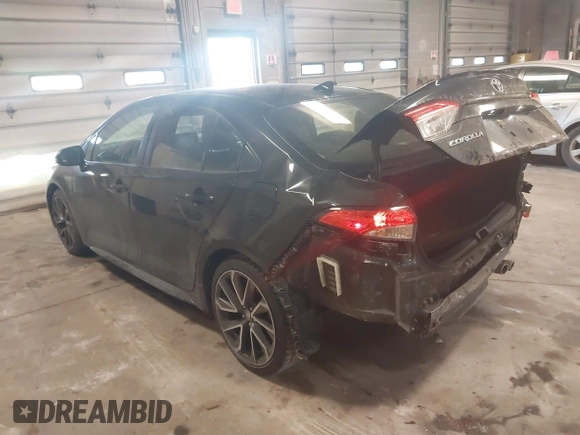 2020 Toyota Corolla SE with VIN JTDS4RCE9LJ036941, listed as a IAAI auction lot 41363034 with 87,429 mi miles. Bid and sale history available at carsss.com. Image 3.