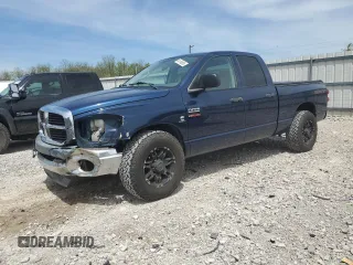 2008 Dodge Ram 2500 SLT with VIN 3D7KR28A38G137583, listed as a Copart auction lot 54148865 with 88,433 mi miles and Salvage Title. Bid and sale history available at carsss.com. Image 1.