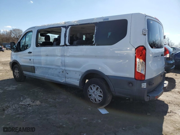 2015 Ford Transit Wagon XL with VIN 1FBZX2ZMXFKA20570, listed as a Copart auction lot 45648275 with 171,942 mi miles and Salvage Title. Bid and sale history available at carsss.com. Image 2.