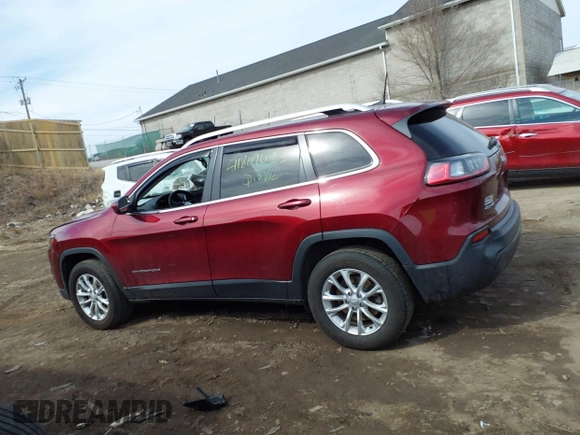 2019 Jeep Cherokee Latitude with VIN 1C4PJMCB2KD125898, listed as a IAAI auction lot 41809073 with 88,774 mi miles. Bid and sale history available at carsss.com. Image 14.