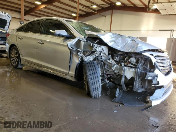 2016 Hyundai Sonata Sport with VIN 5NPE34AF6GH423783, listed as a Copart auction lot 42522245 with Not Provided miles and Salvage Title. Bid and sale history available at DreamBid. Image 4.