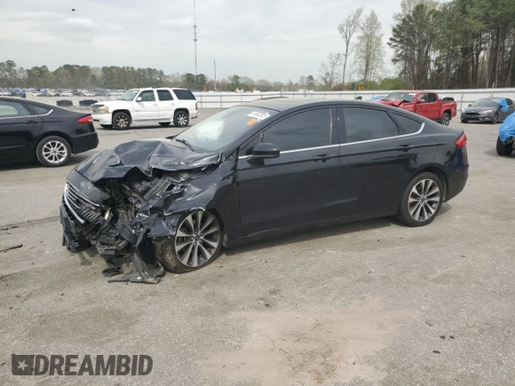 2020 Ford Fusion SE with VIN 3FA6P0T94LR190475, listed as a Copart auction lot 49952925 with 98,688 mi miles and Salvage title. Bid and sale history available at DreamBid. Image 1.
