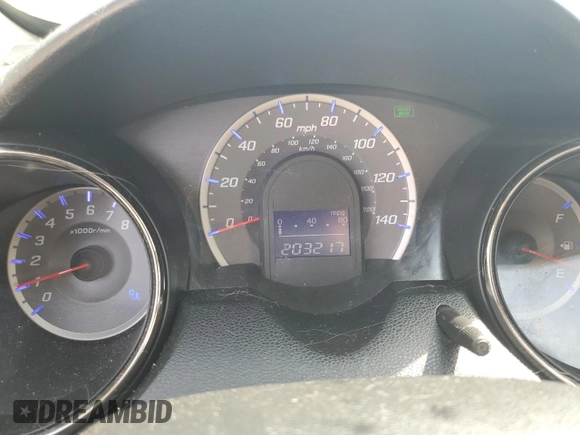 2013 Honda Fit Sport with VIN JHMGE8H57DC004712, listed as a Copart auction lot 51426885 with 203,217 mi miles and Salvage Title. Bid and sale history available at carsss.com. Image 9.