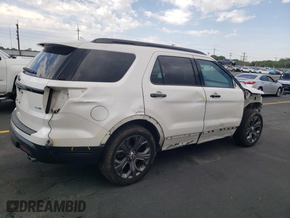 2018 Ford Explorer Sport with VIN 1FM5K8GT4JGB01013, listed as a Copart auction lot 60746615 with 73,583 mi miles and Salvage title. Bid and sale history available at DreamBid. Image 3.
