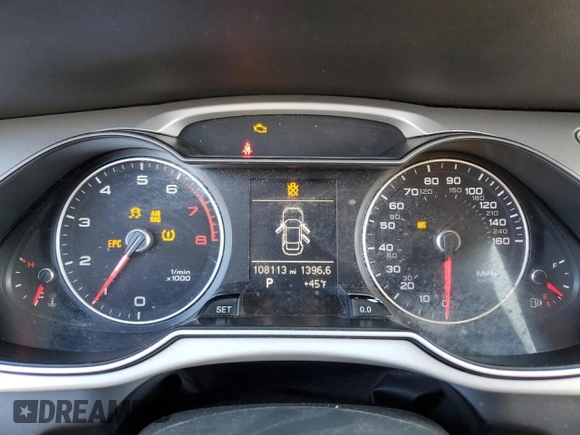 2016 Audi A4 Premium with VIN WAUAFAFLXGN017859, listed as a Copart auction lot 89310785 with 108,113 mi miles and Salvage Title. Bid and sale history available at carsss.com. Image 9.