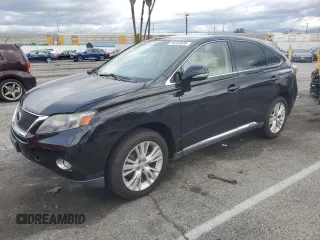 2010 Lexus RX 450h with VIN JTJZB1BA2A2401565, listed as a Copart auction lot 48253455 with 95,922 mi miles and Salvage Title. Bid and sale history available at DreamBid. Image 1.