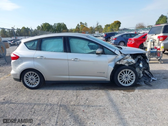 2015 Ford C-Max Hybrid SEL with VIN 1FADP5BU0FL111493, listed as a IAAI auction lot 40675780 with 99,891 mi miles. Bid and sale history available at carsss.com. Image 13.