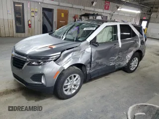 2024 Chevrolet Equinox LT with VIN 3GNAXTEG3RL332559, listed as a Copart auction lot 49460135 with Not provided miles and Salvage title. Bid and sale history available at DreamBid. Image 1.
