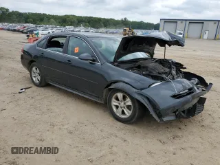 2012 Chevrolet Impala LS Fleet with VIN 2G1WF5E39C1320265, listed as a Copart auction lot 56971305 with Not provided miles and Salvage title. Bid and sale history available at DreamBid. Image 4.