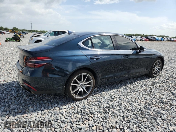 2023 Genesis G70 2.0T with VIN KMTG34TA3PU108506, listed as a Copart auction lot 61137005 with 40,950 mi miles and Salvage title. Bid and sale history available at DreamBid. Image 3.