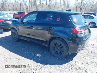 2022 Mitsubishi Outlander Sport ES with VIN JA4ARUAU0NU012470, listed as a IAAI auction lot 41822232 with 62,121 mi miles. Bid and sale history available at carsss.com. Image 3.