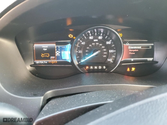 2019 Ford Explorer XLT with VIN 1FM5K7D82KGA57850, listed as a Copart auction lot 49382905 with 81,754 mi miles and Salvage Title. Bid and sale history available at carsss.com. Image 9.
