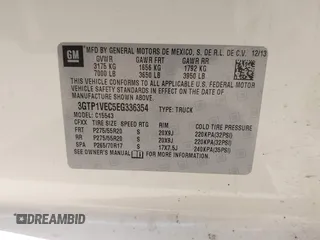 2014 GMC Sierra 1500 SLT with VIN 3GTP1VEC5EG336354, listed as a IAAI auction lot 42542326 with 169,067 mi miles and . Bid and sale history available at DreamBid. Image 9.