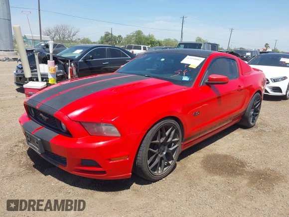 2014 Ford Mustang GT with VIN 1ZVBP8CF3E5311108, listed as a IAAI auction lot 42050082 with 149,675 mi miles and . Bid and sale history available at DreamBid. Image 2.