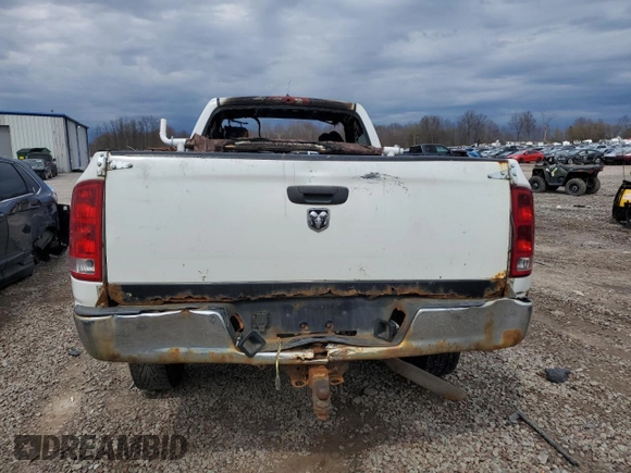 2005 Dodge 2500 ST with VIN 3D7KS26D15G832237, listed as a Copart auction lot 53692635 with Not Provided miles and Salvage Title. Bid and sale history available at carsss.com. Image 6.