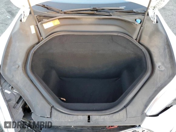 2015 Tesla Model S 85D with VIN 5YJSA1S21FF087461, listed as a Copart auction lot 87027334 with 53,868 mi miles and Salvage Title. Bid and sale history available at carsss.com. Image 12.