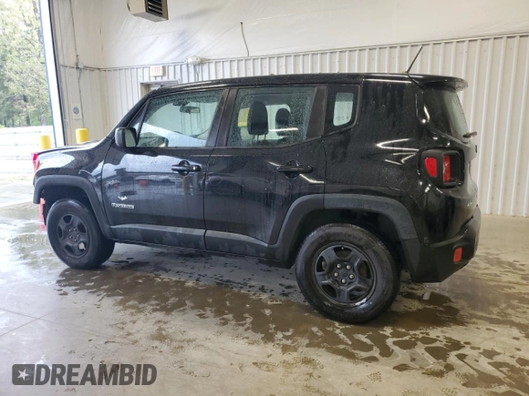 2017 Jeep Renegade Sport with VIN ZACCJBAB9HPF95605, listed as a Copart auction lot 52074305 with 67,466 mi miles and Salvage Title. Bid and sale history available at carsss.com. Image 2.