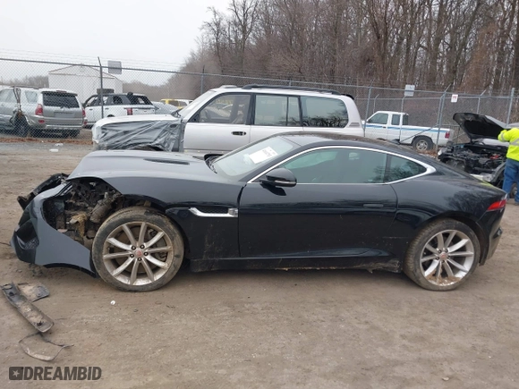 2016 Jaguar F-TYPE V6 S with VIN SAJWA6BU8G8K24088, listed as a IAAI auction lot 41614793 with 80,675 mi miles. Bid and sale history available at carsss.com. Image 14.