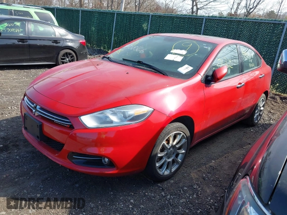 2013 Dodge Dart Limited with VIN 1C3CDFCA4DD317243, listed as a IAAI auction lot 41788866 with 999,999 mi miles. Bid and sale history available at carsss.com. Image 2.