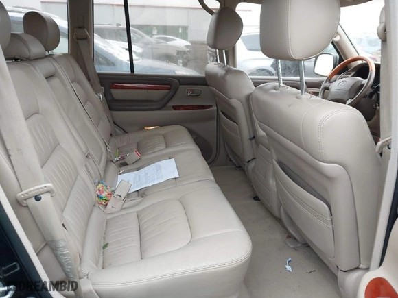 2000 Lexus LX 470 with VIN JT6HT00W0Y0111570, listed as a IAAI auction lot 41294897 with 276,909 mi miles. Bid and sale history available at carsss.com. Image 8.