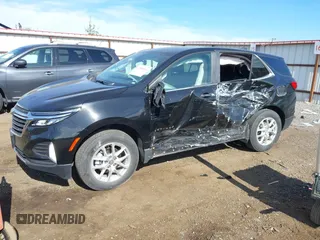 2024 Chevrolet Equinox LT with VIN 3GNAXUEG4RL365267, listed as a IAAI auction lot 42599014 with 22,967 mi miles and . Bid and sale history available at DreamBid. Image 17.