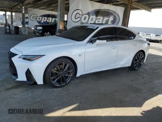 2023 Lexus IS 350 F Sport z VIN JTHGZ1B20P5071672, wystawiony jako Copart lot #62120495 z przebiegiem 6 732 mil mil oraz Szkoda całkowita • Salvage title. Historia ofert i sprzedaży dostępna na DreamBid. Obrazek 1.