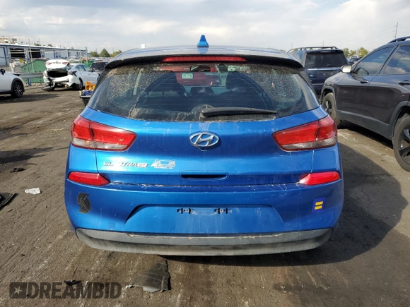 2018 Hyundai Elantra GT with VIN KMHH35LE7JU015356, listed as a Copart auction lot 75359574 with 57,153 mi miles and Clean Title. Bid and sale history available at carsss.com. Image 6.