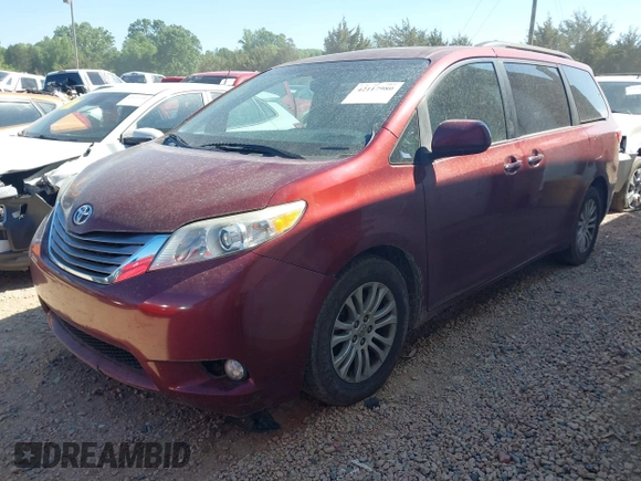 2015 Toyota Sienna XLE with VIN 5TDYK3DC3FS666438, listed as a IAAI auction lot 42117980 with 121,084 mi miles and . Bid and sale history available at DreamBid. Image 17.
