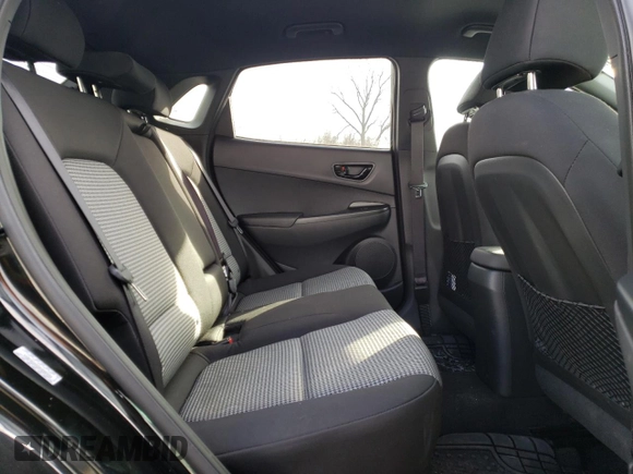 2021 Hyundai Kona Night Edition with VIN KM8K6CA52MU698334, listed as a Copart auction lot 46312635 with 56,870 mi miles and Salvage Title. Bid and sale history available at DreamBid. Image 11.
