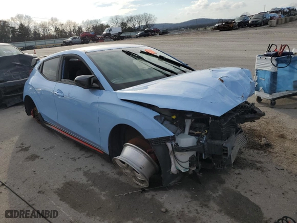 2020 Hyundai Veloster N with VIN KMHT36AH7LU003918, listed as a Copart auction lot 84159544 with 89,482 mi miles and Clean Title. Bid and sale history available at carsss.com. Image 4.