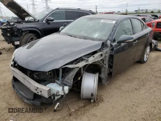 2009 Lexus IS 250 with VIN JTHCK262395032032, listed as a Copart auction lot 58384945 with 100,775 mi miles and Salvage title. Bid and sale history available at DreamBid. Image 1.