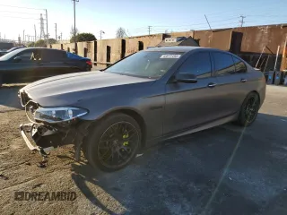 2014 BMW 5 Series 535d with VIN WBAXA5C58ED690545, listed as a Copart auction lot 46672495 with 161,998 mi miles and Salvage Title. Bid and sale history available at carsss.com. Image 1.