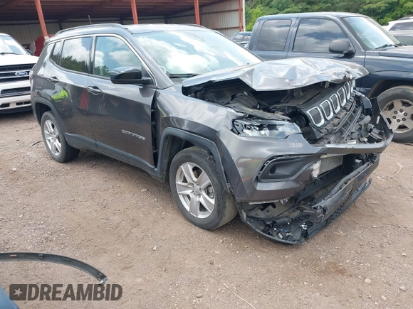 2022 Jeep Compass Latitude с VIN 3C4NJDBB3NT147304, выставлен на аукционе IAAI как лот 42420712 с пробегом 44 768 миль миль и . История ставок и продаж доступна на DreamBid. Изображение 1.