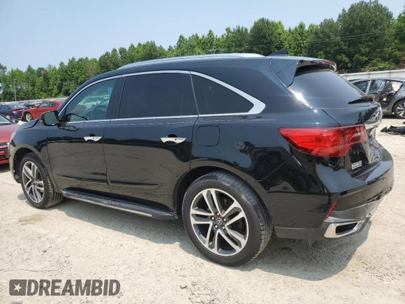 2017 Acura MDX Advance z VIN 5FRYD4H9XHB006658, wystawiony jako Copart lot #59113645 z przebiegiem 107 465 mil mil oraz Szkoda całkowita • Salvage title. Historia ofert i sprzedaży dostępna na DreamBid. Obrazek 2.