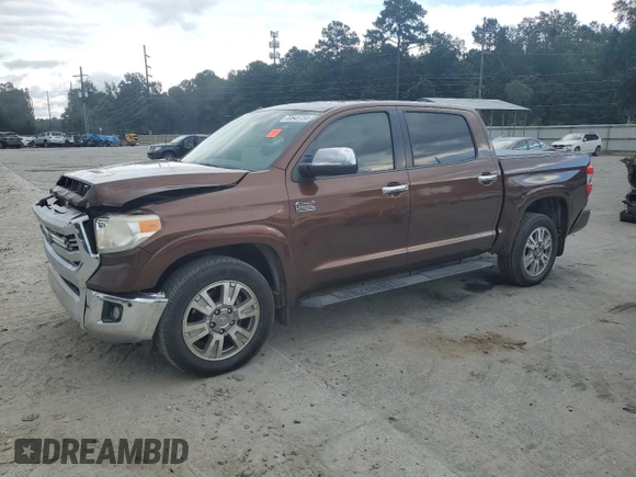 2015 Toyota Tundra Platinum z VIN 5TFGY5F15FX190172, wystawiony jako Copart lot #70645734 z przebiegiem 265 516 mil mil oraz Szkoda całkowita • Salvage title. Historia ofert i sprzedaży dostępna na DreamBid. Obrazek 1.