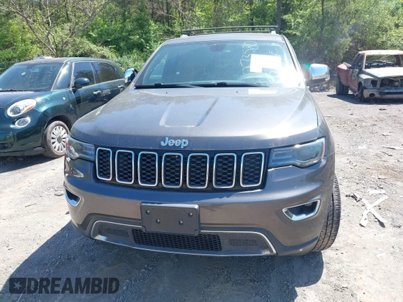 2017 Jeep Grand Cherokee Limited with VIN 1C4RJEBG5HC949971, listed as a IAAI auction lot 41981446 with 117,746 mi miles. Bid and sale history available at carsss.com. Image 6.